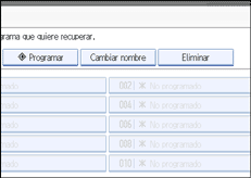 Ilustraci&oacute;n de la pantalla del panel de operaciones