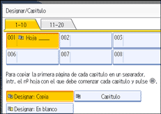 Ilustraci&oacute;n de la pantalla del panel de operaciones