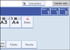 Ilustraci&oacute;n de la pantalla del panel de operaciones