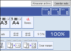 Ilustraci&oacute;n de la pantalla del panel de operaciones