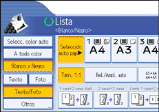 Ilustraci&oacute;n de la pantalla del panel de operaciones