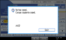 Ilustración del panel de operaciones
