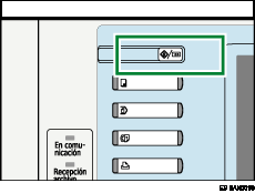 Ilustraci&oacute;n de la tecla Herramientas usuario/Contador