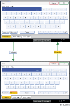 Ilustraci&oacute;n de teclas