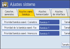Ilustraci&oacute;n de la pantalla del panel de operaciones