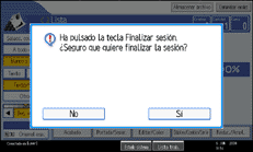 Ilustraci&oacute;n de la pantalla del panel de operaciones