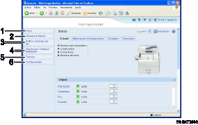 ilustración con leyenda numerada