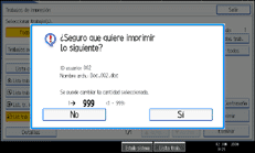 Ilustraci&oacute;n de la pantalla del panel de operaciones