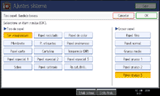 Ilustraci&oacute;n de la pantalla del panel de operaciones