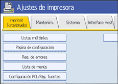 Ilustraci&oacute;n de la pantalla del panel de operaciones