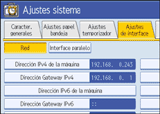 Ilustración del panel de operaciones