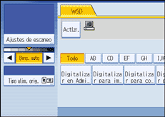 Ilustración del panel de operaciones