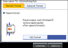 Bild av användarpanelen
