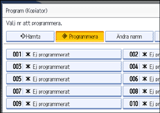 Bild av användarpanelen