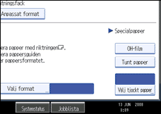 Bild av användarpanelen