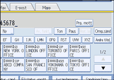 Bild på användarpanelen
