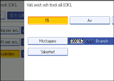 Bild på användarpanelen