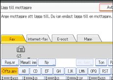 Bild på användarpanelen