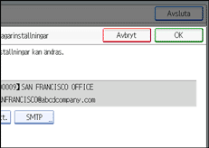 Bild på användarpanelen