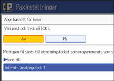 Bild på användarpanelen
