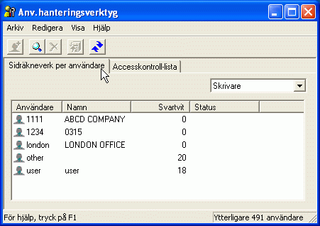 Bild av programskärm