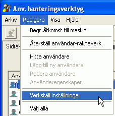 Bild av programskärm