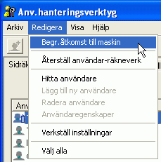 Bild av programskärm