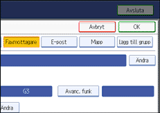 Bild på användarpanelen