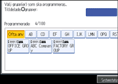 Bild på användarpanelen