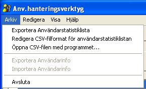 Bild av programskärm