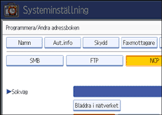 Bild på användarpanelen