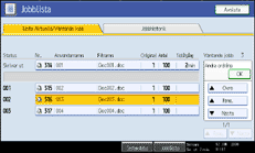 Bild av användarpanelskärm