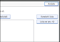 Bild av användarpanelskärm