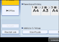 Bild av användarpanelskärm