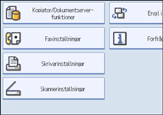 Bild på användarpanelens skärm