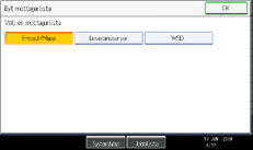 Bild på användarpanelens skärm