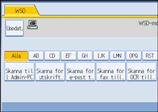 Bild på användarpanelens skärm