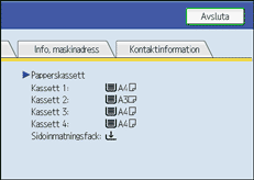 Bild av användarpanelen