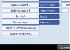 Bild av användarpanelen