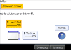 Schermafbeelding bedieningspaneel