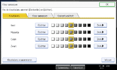Schermafbeelding bedieningspaneel