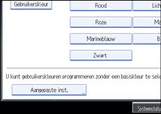 Schermafbeelding bedieningspaneel