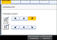 Schermafbeelding bedieningspaneel