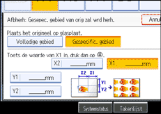 Schermafbeelding bedieningspaneel