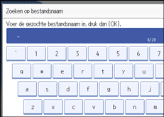 Schermafbeelding bedieningspaneel