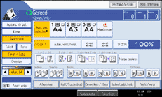 Schermafbeelding bedieningspaneel