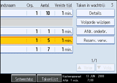 Schermafbeelding bedieningspaneel