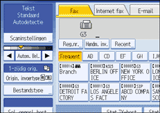 Schermafbeelding Bedieningspaneel