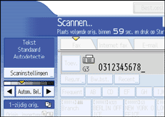 Schermafbeelding Bedieningspaneel