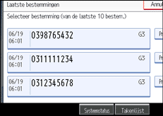 Schermafbeelding Bedieningspaneel